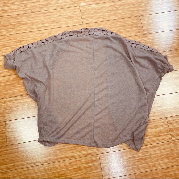 Jonathan Martin Brown 3/4 Sleeves Cardigan Size Large - Picture 4 of 5